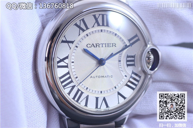 高仿卡地亚手表-Cartier中号蓝气球机械腕表W6920046
