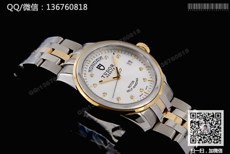 高仿帝陀手表-TUDOR星期日历型自动机械手表56003 男表机械表手表