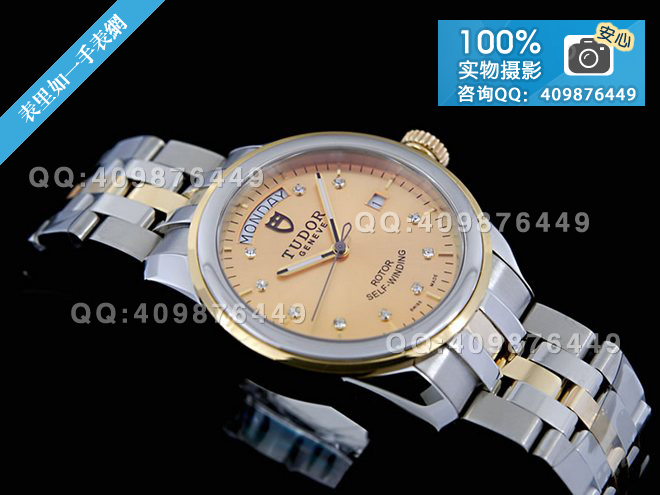 高仿帝陀手表-骏珏系列自动机械18K金手表