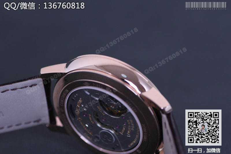 高仿江诗丹顿手表-Vacheron Constantin传承系列1110U/000R-B085玫瑰金自动机械腕表