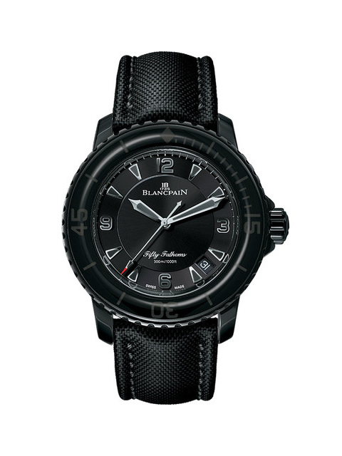 高仿宝珀手表-Blancpain五十噚系列 5015-11C30-52 机械男表