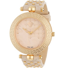 【顶级原单】范思哲(Versace)女米色皮带气质古典美杜莎VK7020013手表